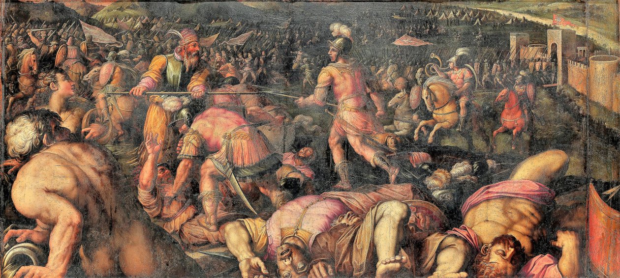 Défaite de Radagaisus à Fiesole - Giorgio Vasari