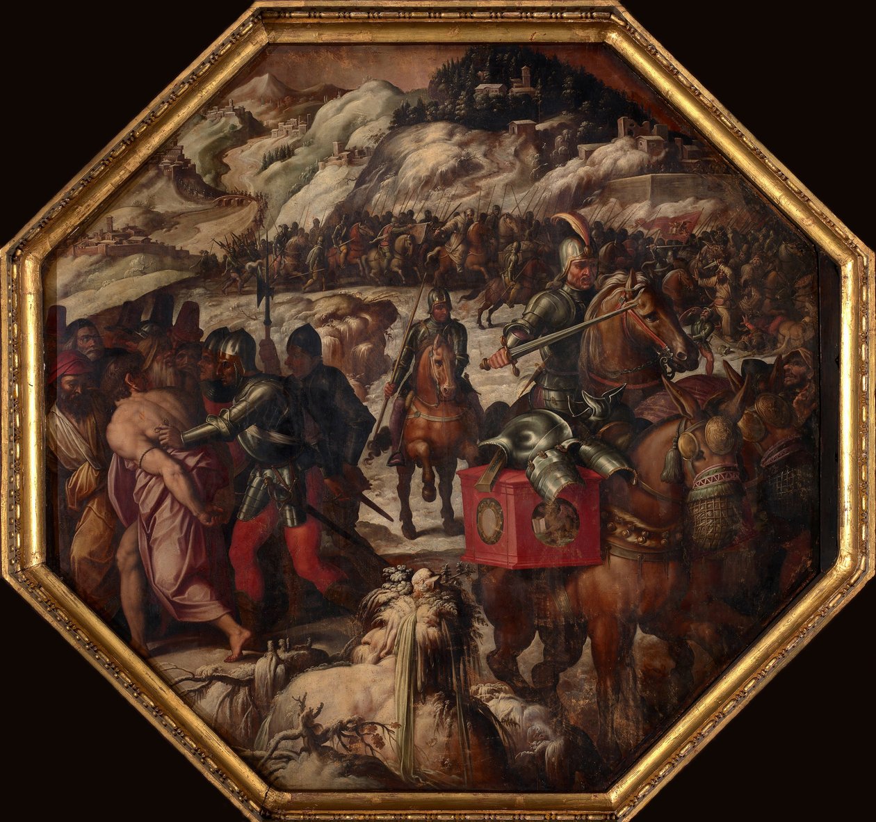 Défaite des Vénitiens en Casentino, 1563-1565 - Giorgio Vasari