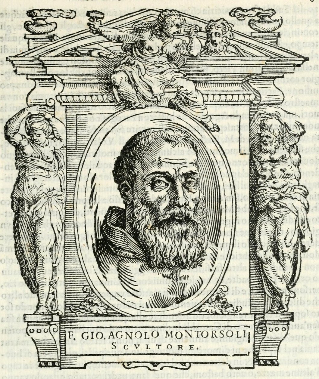 Portrait de Giovanni Angelo Montorsoli, Vasari 1568 - Giorgio Vasari