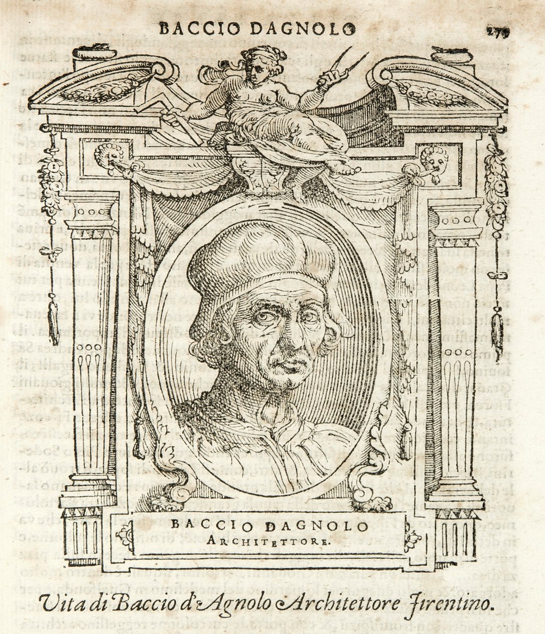 Milan, Biblioteca Braidense, Vite de piv excellent, Giorgio Vasari 1568, 38 Giuliano di Baccio d