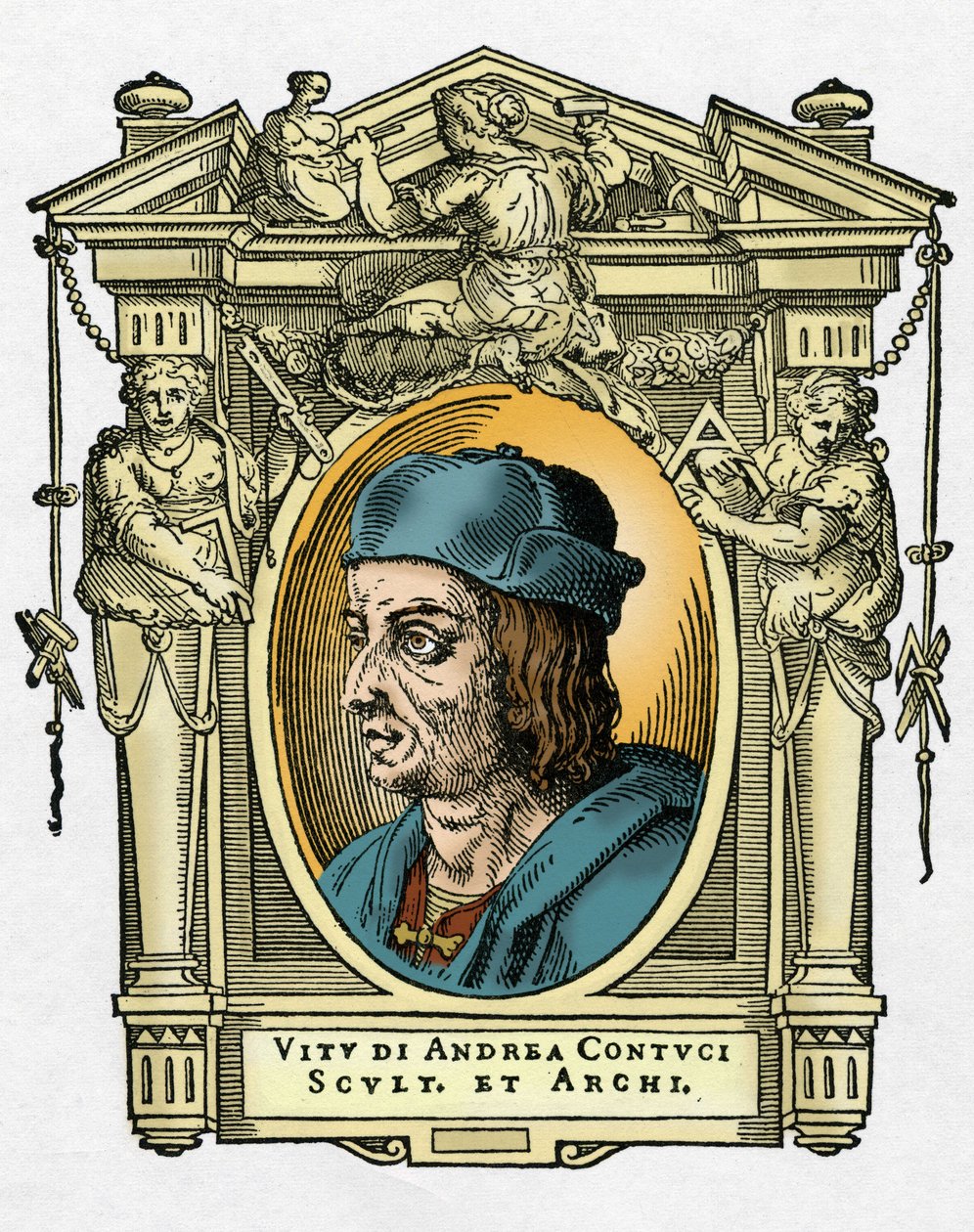 Portrait de Jacopo Sansovino - Giorgio Vasari
