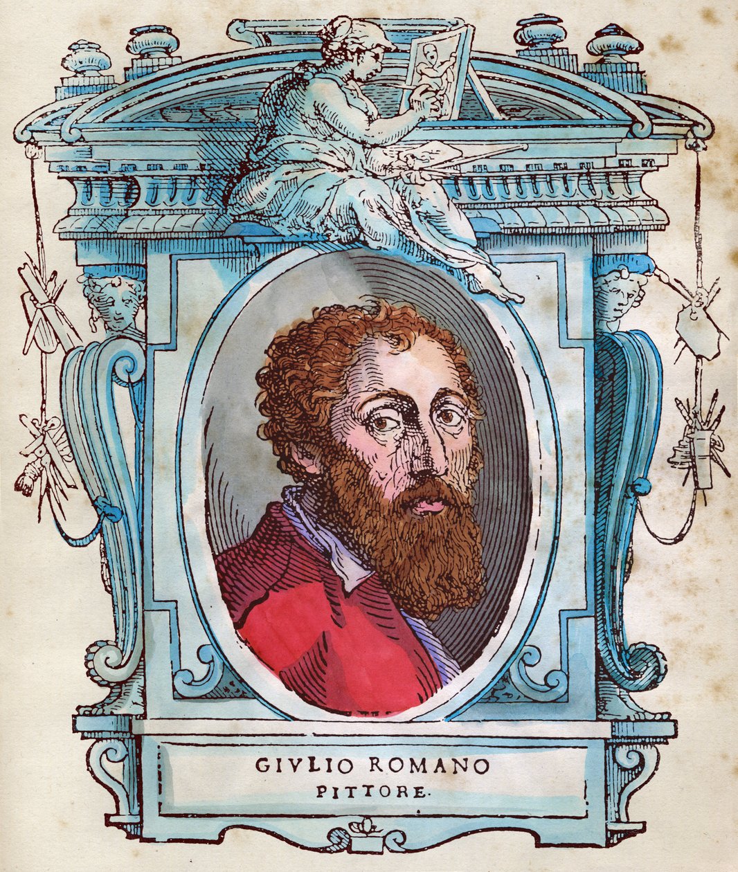 Portrait de Jules Romain - Giorgio Vasari