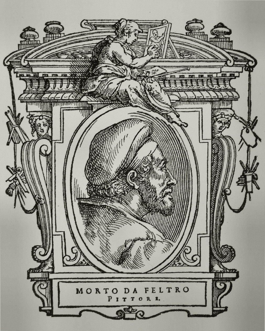 Portrait de Morto da Feltre - Giorgio Vasari