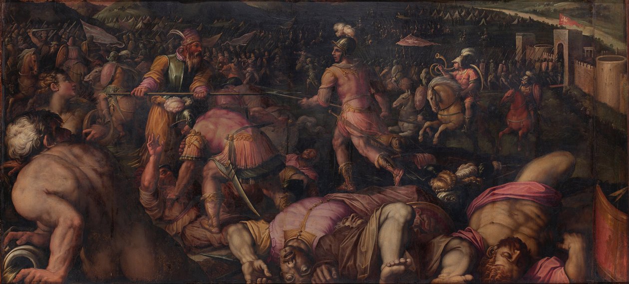 La Bataille contre Radagaise à Faesulae en 406, 1563-1565 - Giorgio Vasari