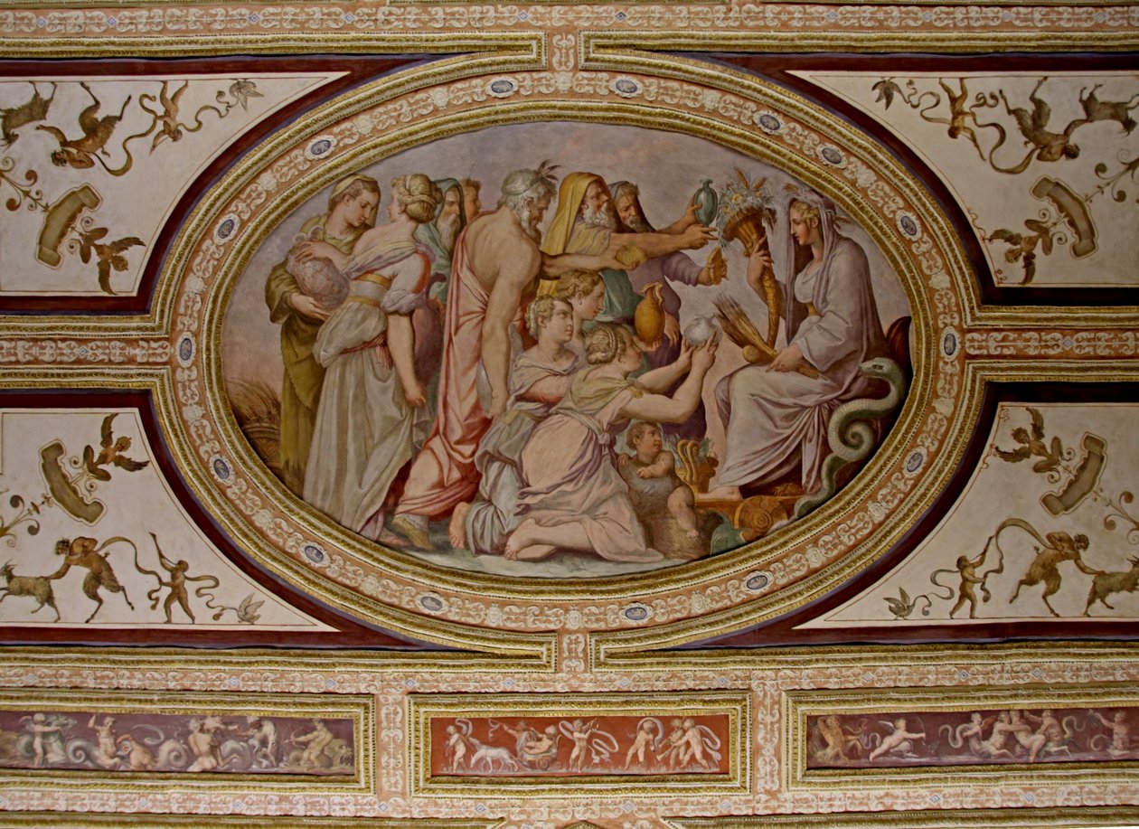 (détail) Le mythe de Cérès, plafond d