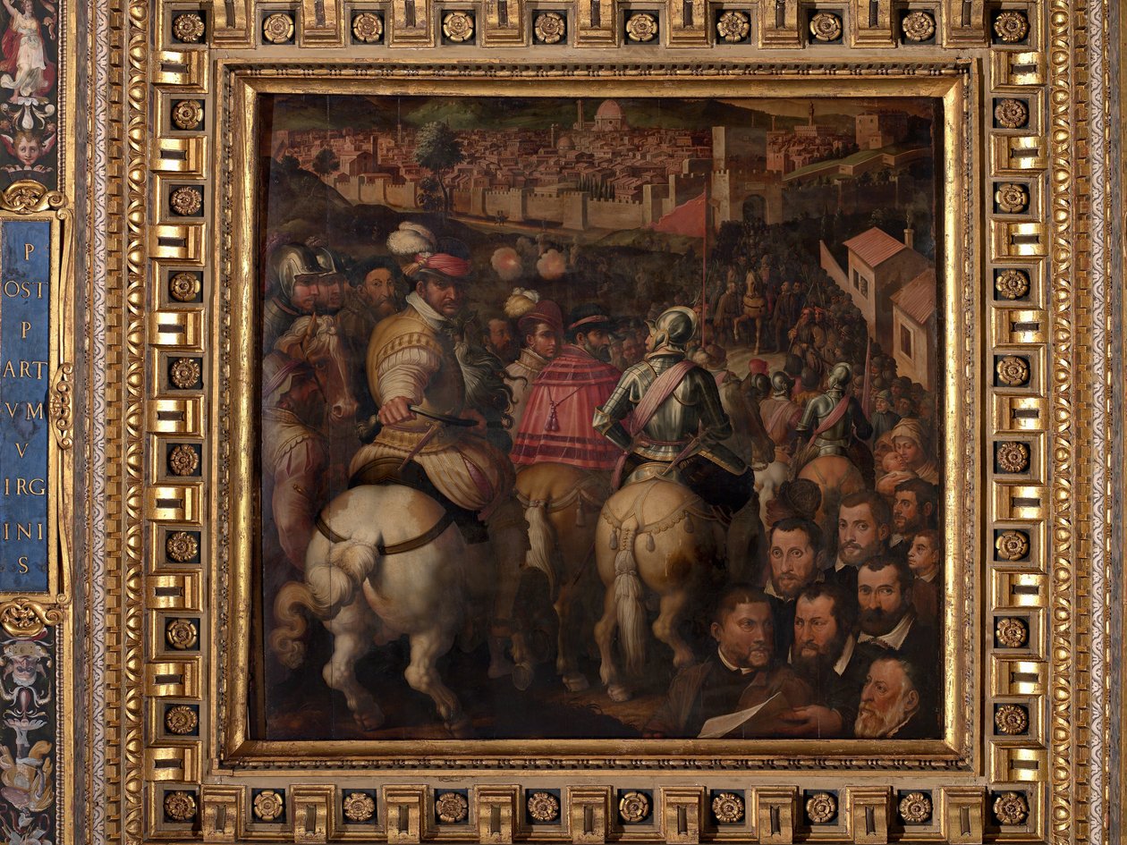 Triomphe de la guerre contre Sienne - Giorgio Vasari