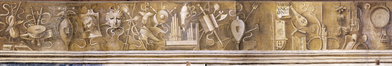Arti liberali. Frise dans la Casa Pellizzari, vers 1500 - Giorgione da Castelfranco