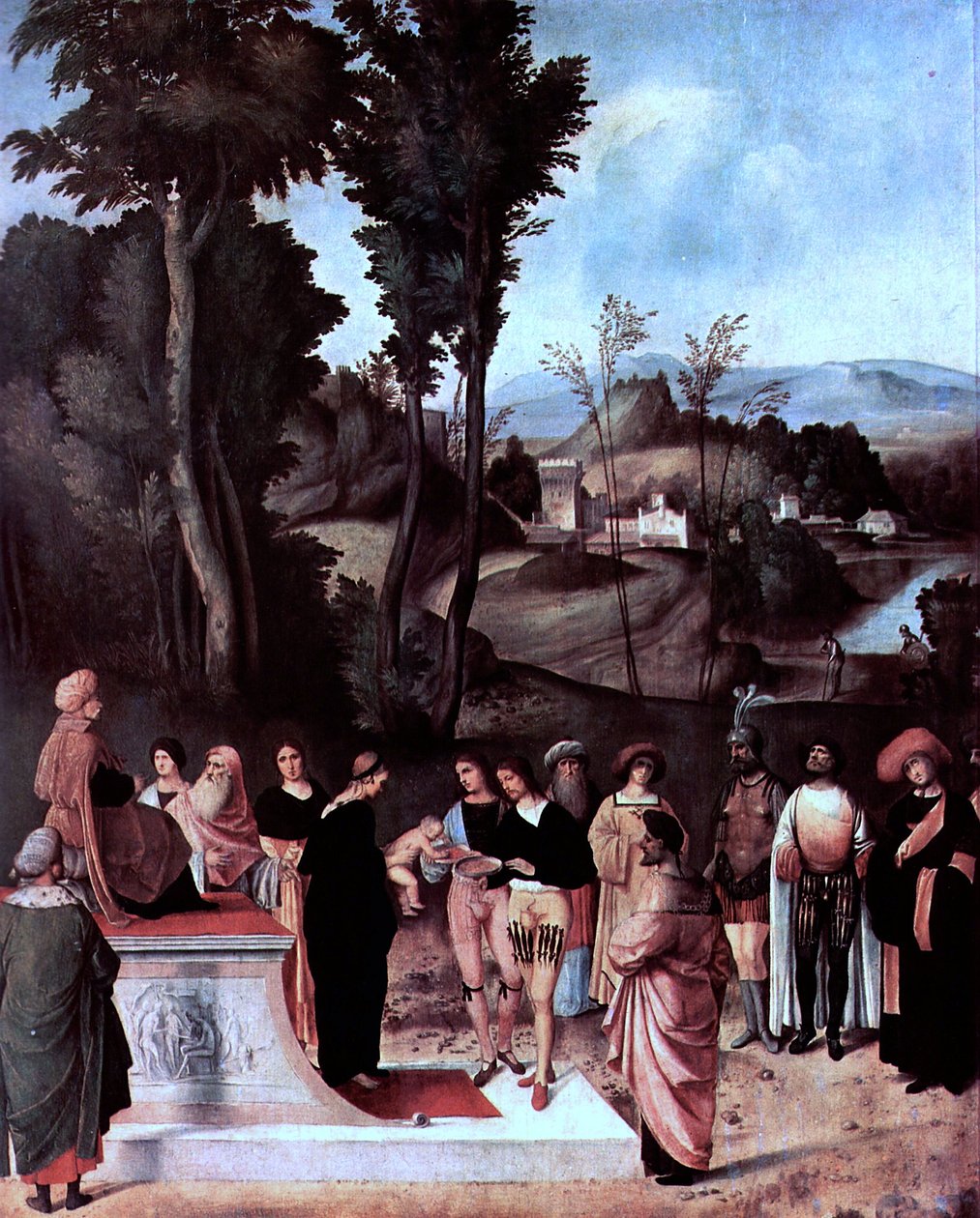 English : Moses undergoing Trial by Fire (Moïse à l