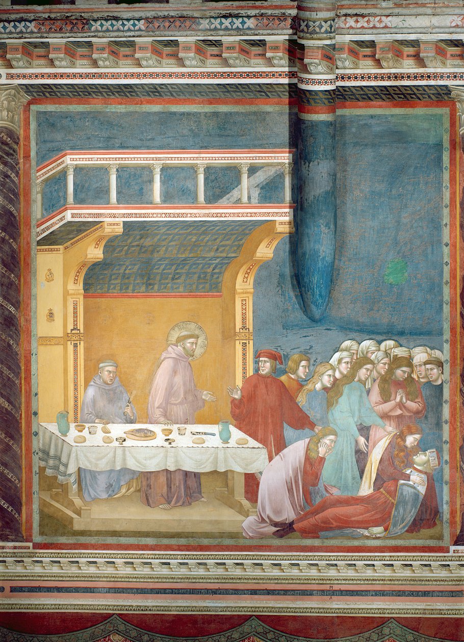 La Mort du Chevalier de Celano, 1297-1300 - Giotto di Bondone