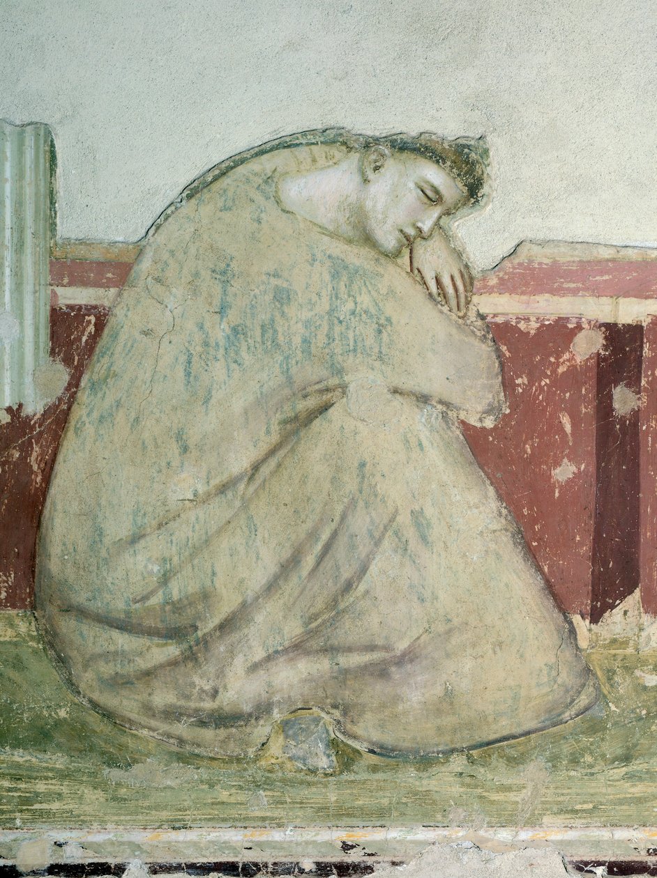 Apparition de Saint François à Saint Antoine, fresque (détail), Basilique Santa Croce, Chapelle Bardi, Florence, 1325-1330 - Giotto (c.1266 1337)