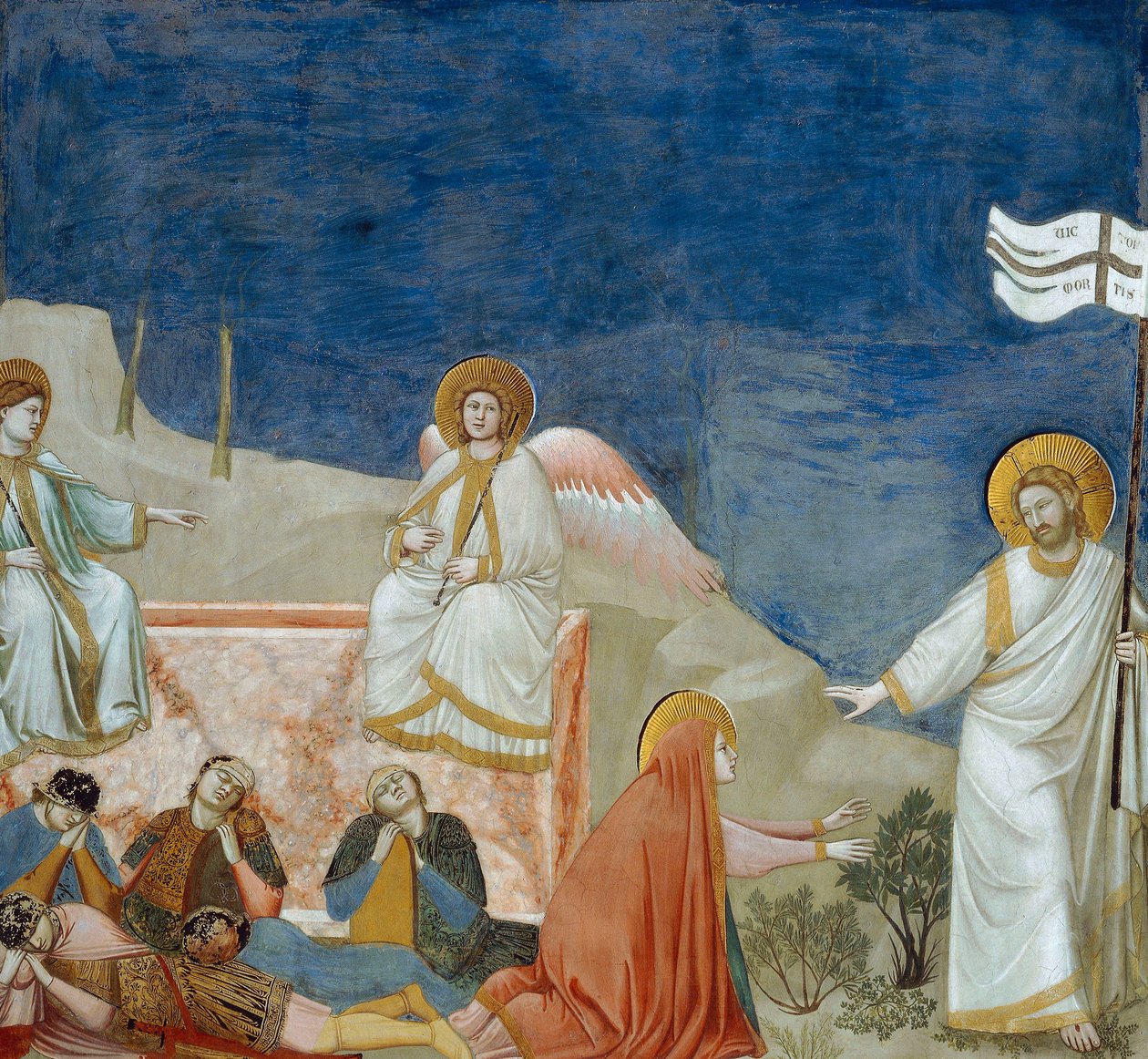 La Résurrection du Christ (détail) - Giotto (c.1266 1337)