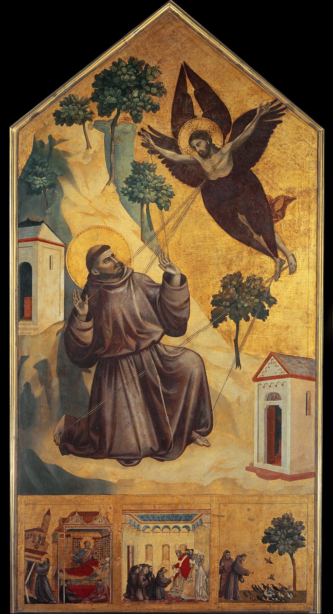Les stigmates de Saint François - Giotto (c.1266 1337)