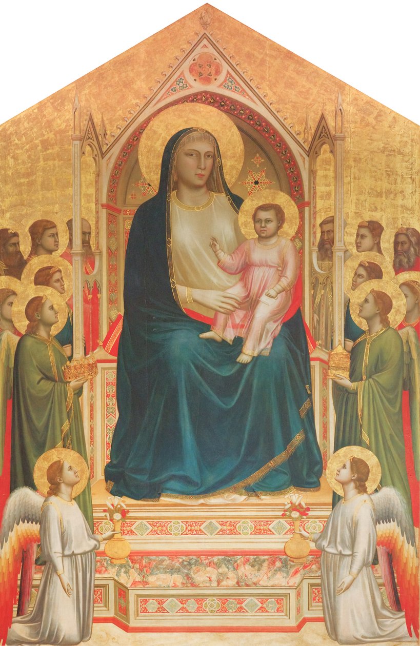 Tous les Saints Madonna Enthroned - Giotto