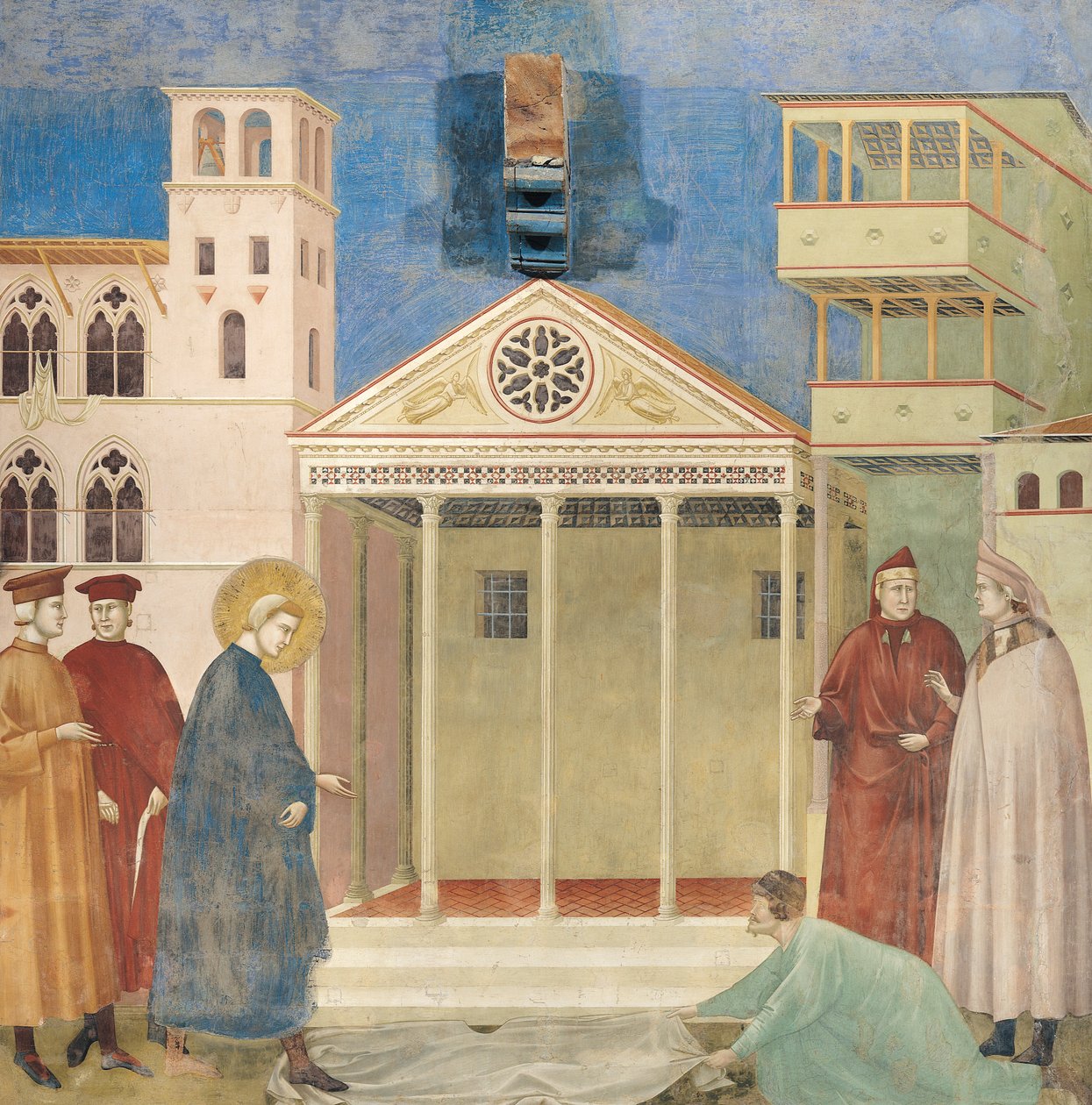 Saint François honoré par un homme simple, 1297-99 - Giotto di Bondone