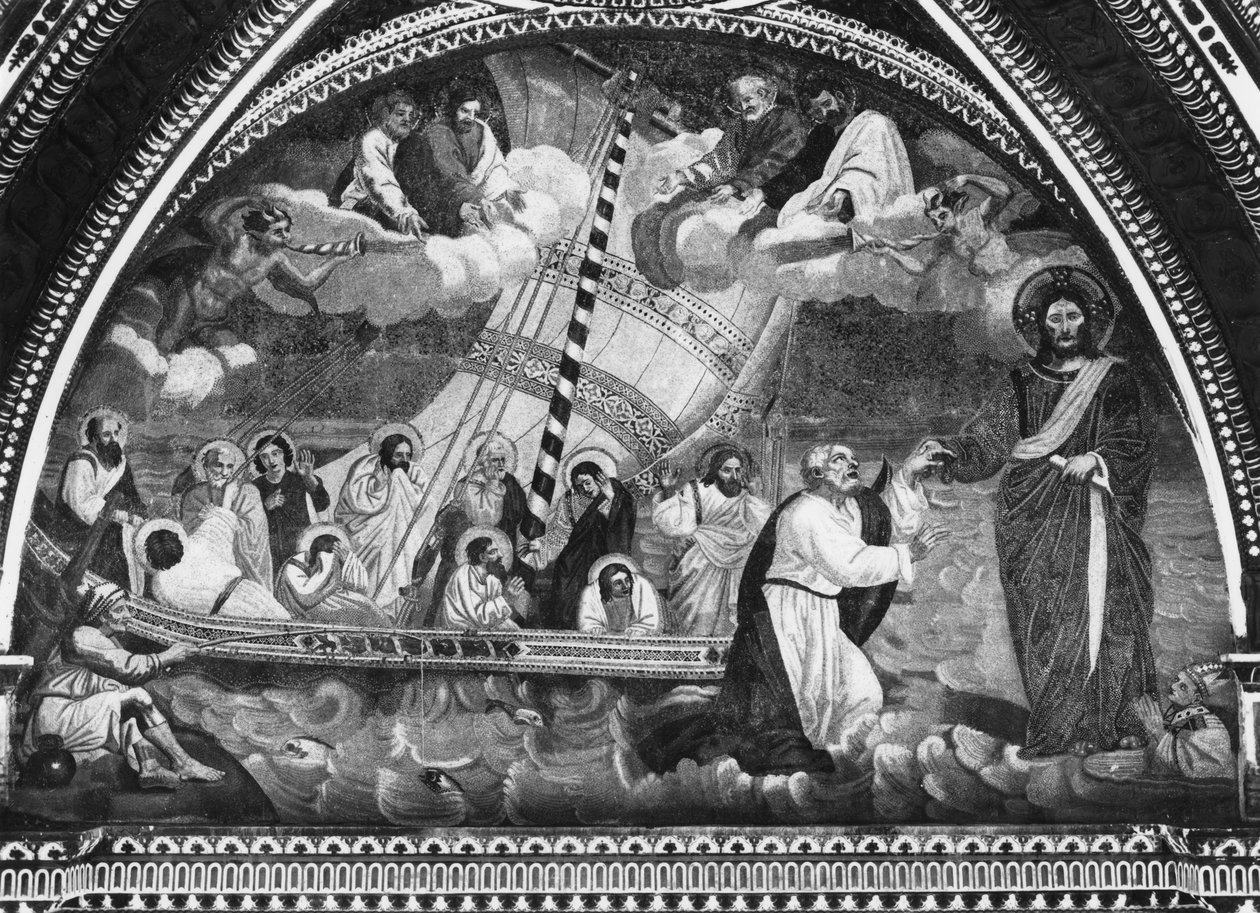 La Navicella de Saint Pierre - Giotto di Bondone after Giotto di Bondone after