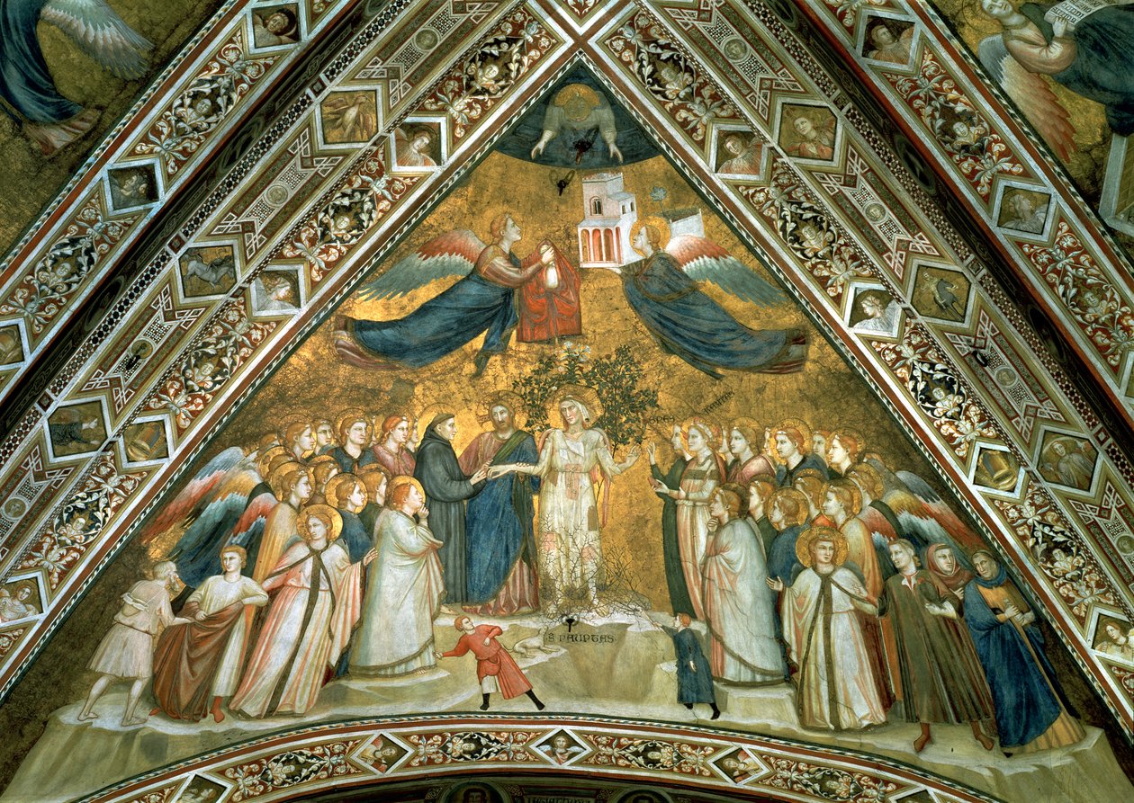 Le mariage mystique de Saint François avec la Sainte Pauvreté - Giotto di Bondone school of Giotto di Bondone school of