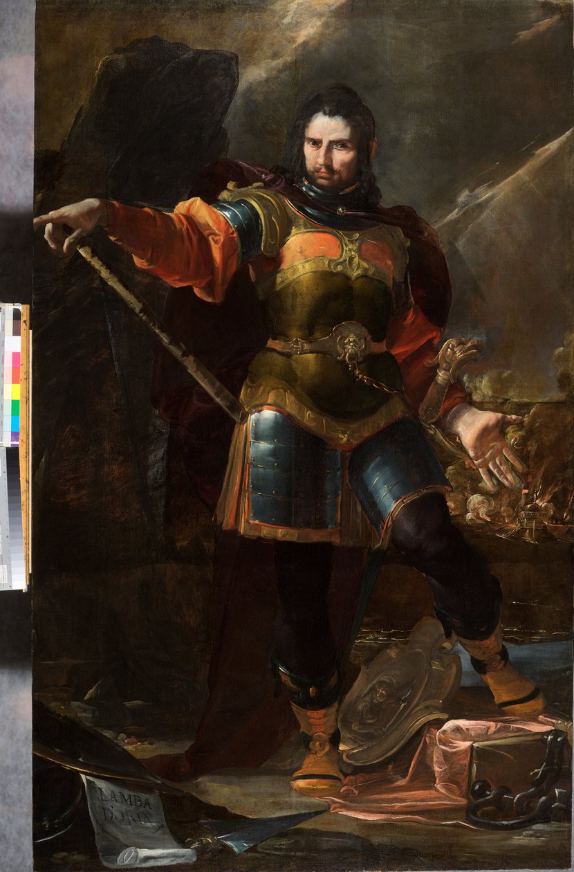 Lamba Doria, Amiral de la Flotte de la République de Gênes au XIIIe-XIVe siècle, vers 1633-35 - Giovacchino Assereto