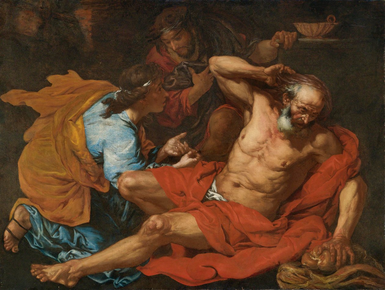Joseph interprète le rêve du boulanger - Giovan Battista Langetti