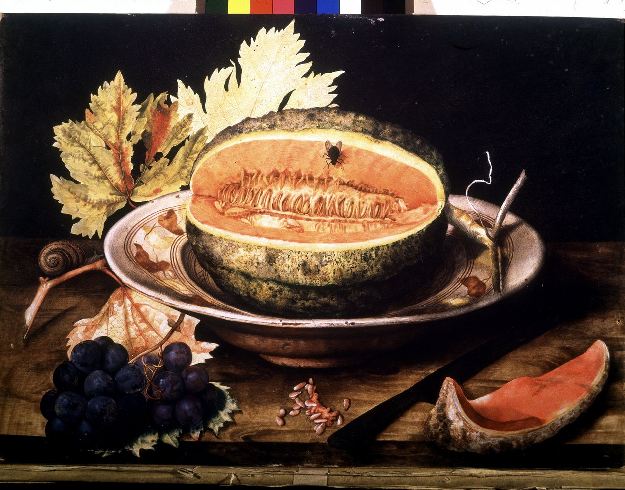 Pastèque avec mouche - Giovanna Garzoni