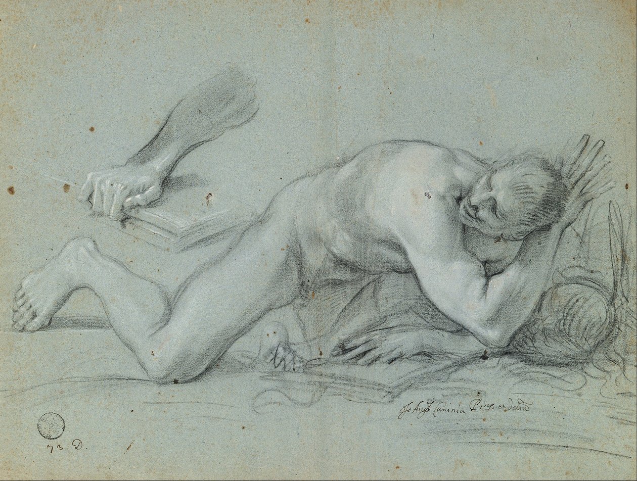 Étude pour un ange déchu - Giovanni Angelo Canini