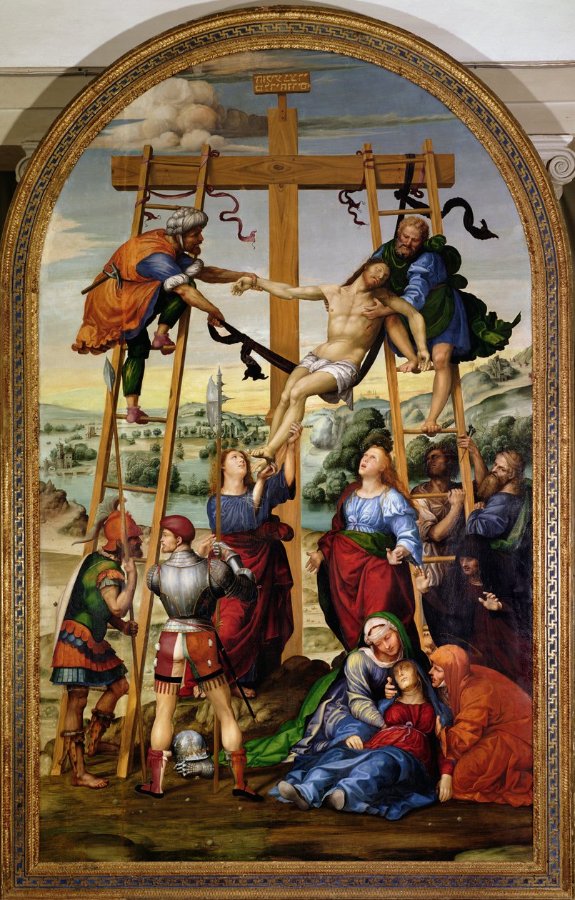 Descente de Croix, c.1505-10 (retable) - Giovanni Antonio Bazzi Sodoma