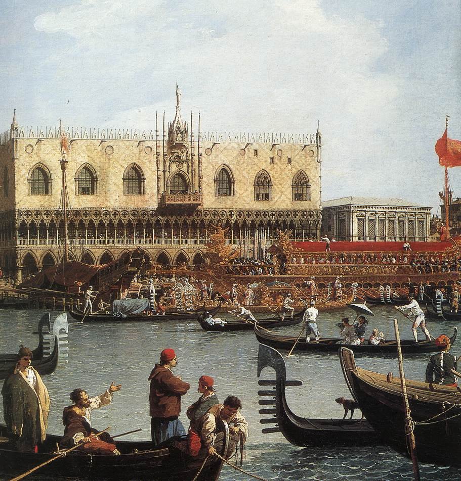 Retour du Bucentoro au Molo le jour de l