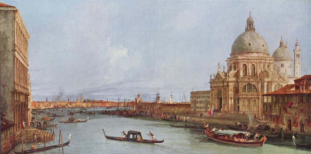 Santa Maria della Salute à Venise depuis le Grand Canal - Giovanni Antonio Canal