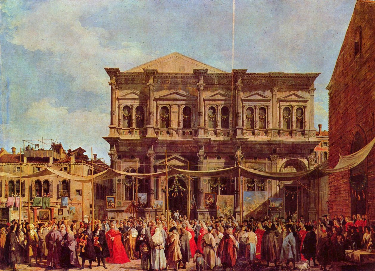 La fête de Saint Roch - Giovanni Antonio Canal