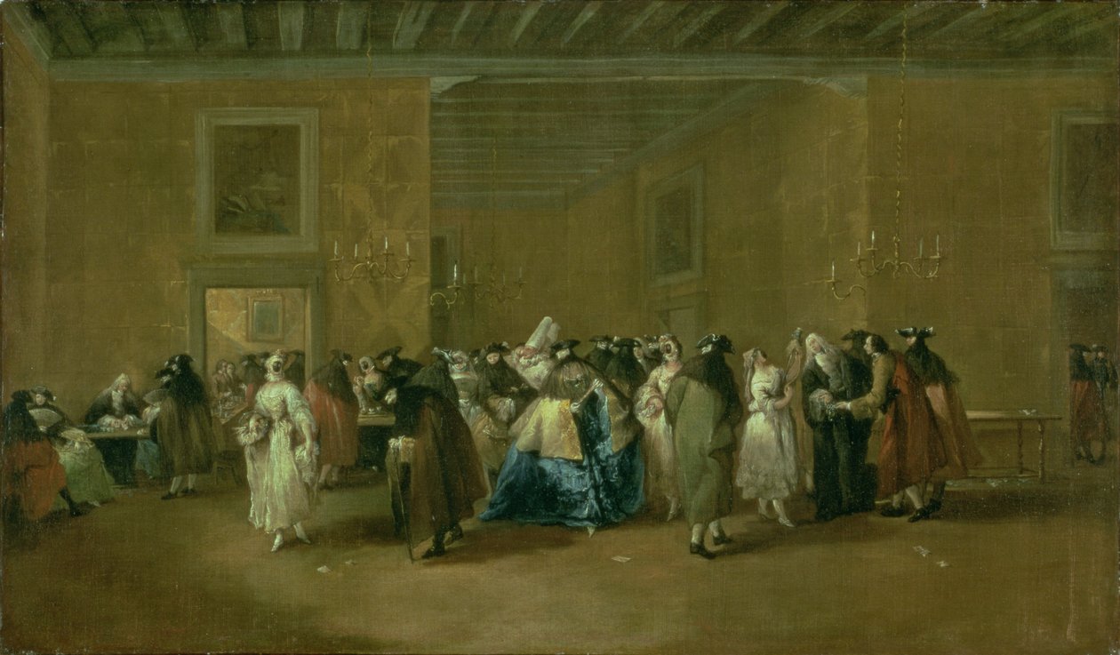 La Sala Grande du Ridotto, Palazzo Dandolo, San Moise, 1755-60 - Giovanni Antonio Guardi