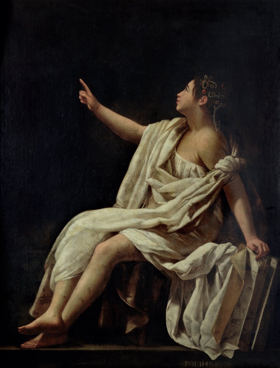 Polymnie, la Muse de la Poésie Lyrique, 1620 - Giovanni Baglione