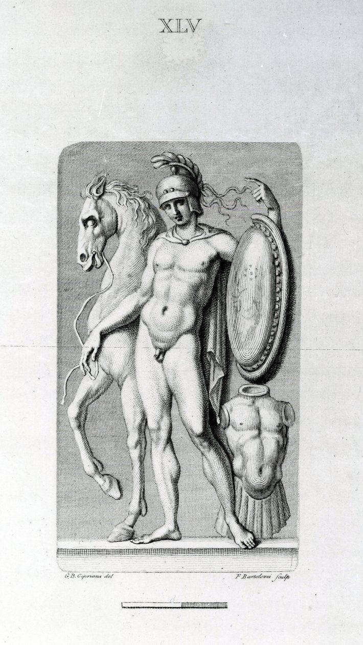 Nu masculin, XVIIIe siècle - Giovanni Battista Cipriani