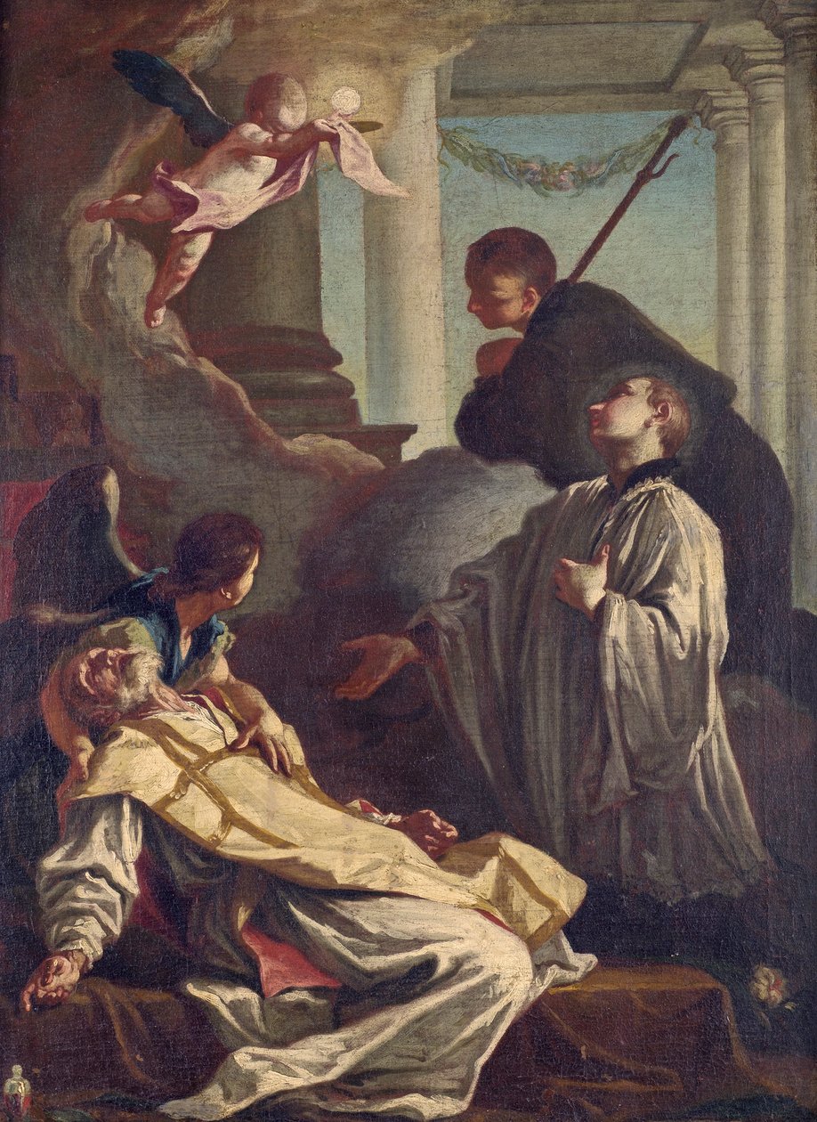 La mort de Saint André Avellino - Giovanni Battista Piazzetta