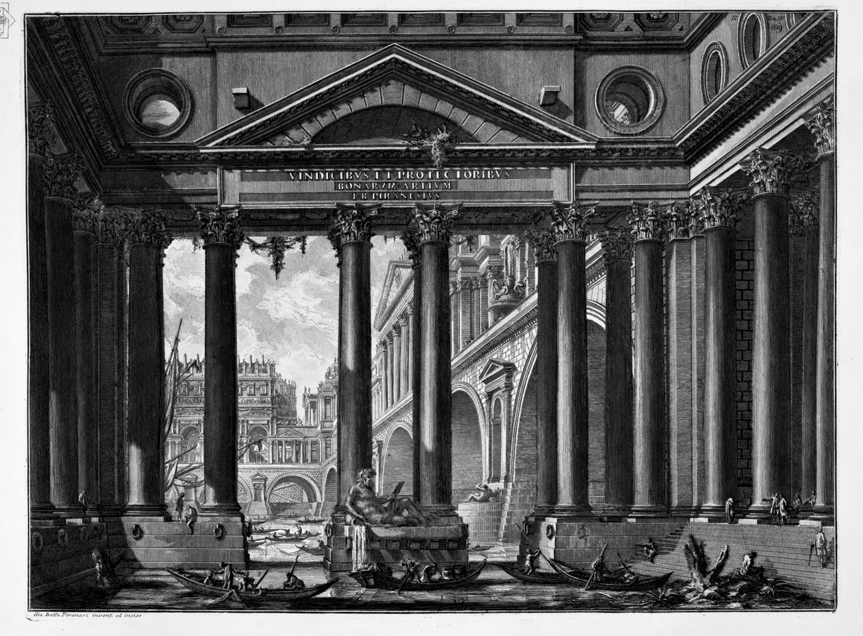2e frontispice pour 4 Vol - Giovanni Battista Piranesi