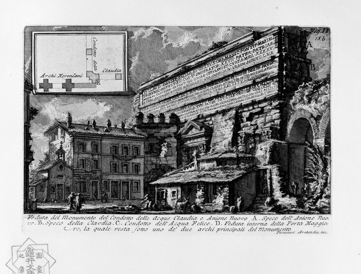 Aqua Claudia - Giovanni Battista Piranesi
