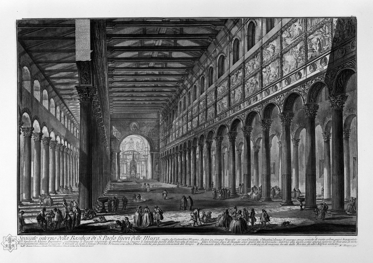 Basilique Saint-Paul-hors-les-Murs - Giovanni Battista Piranesi
