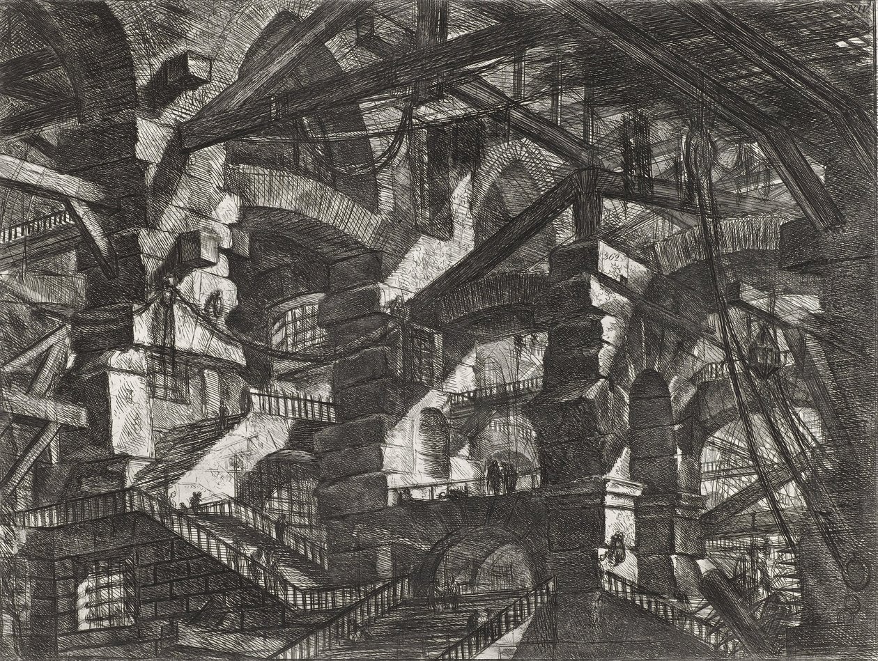 Série Carceri, Planche XIV - Giovanni Battista Piranesi