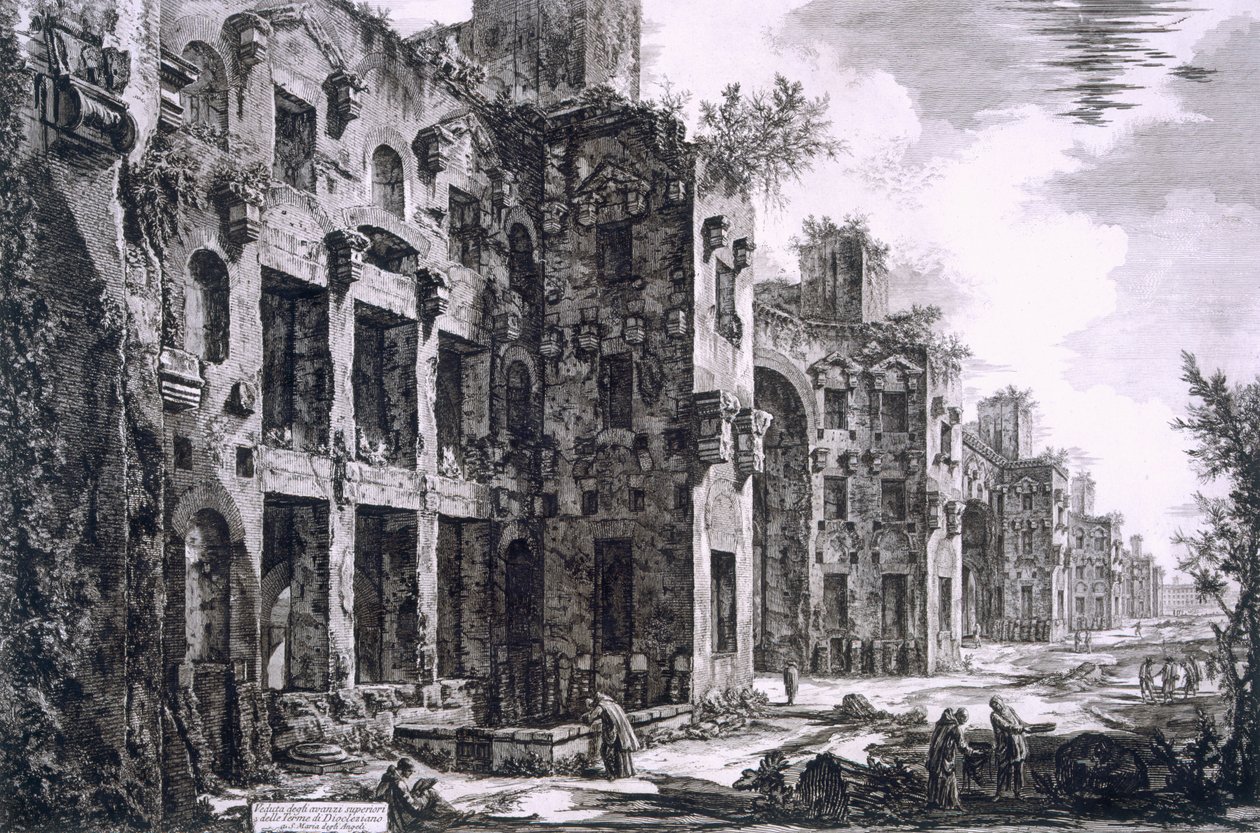 Les Thermes de Dioclétien, 1743 - Giovanni Battista Piranesi