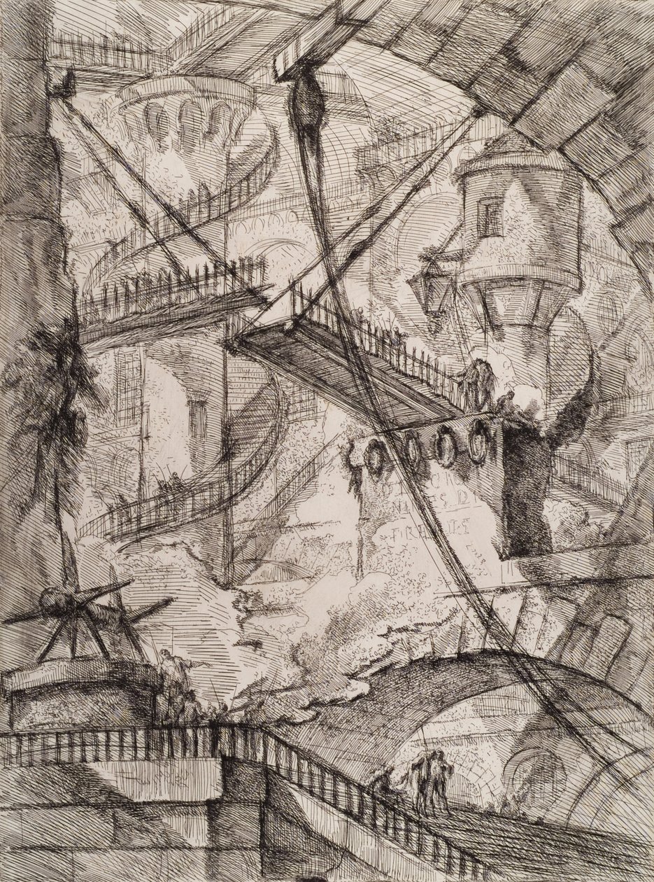 Le pont-levis - Giovanni Battista Piranesi