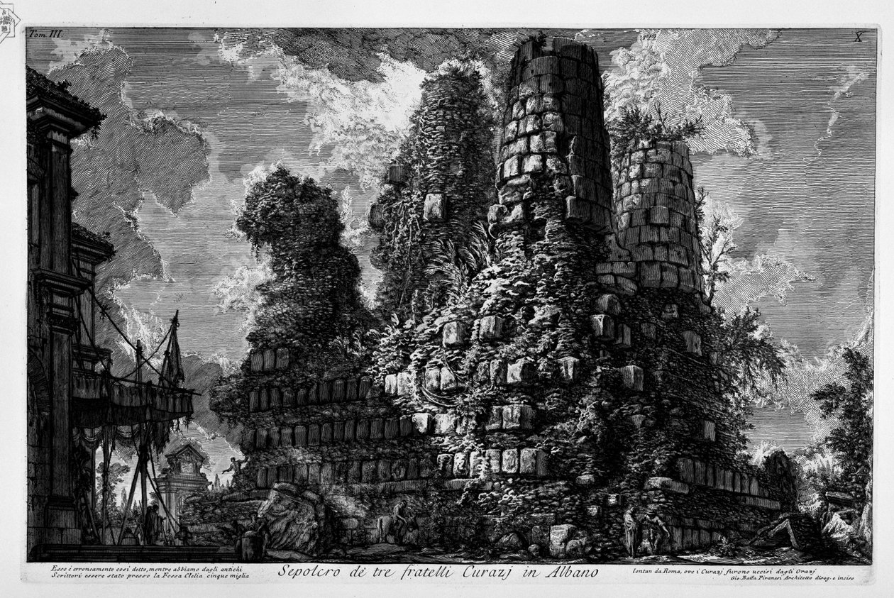 Via Appia, sépulcre à Albano Laziale - Giovanni Battista Piranesi