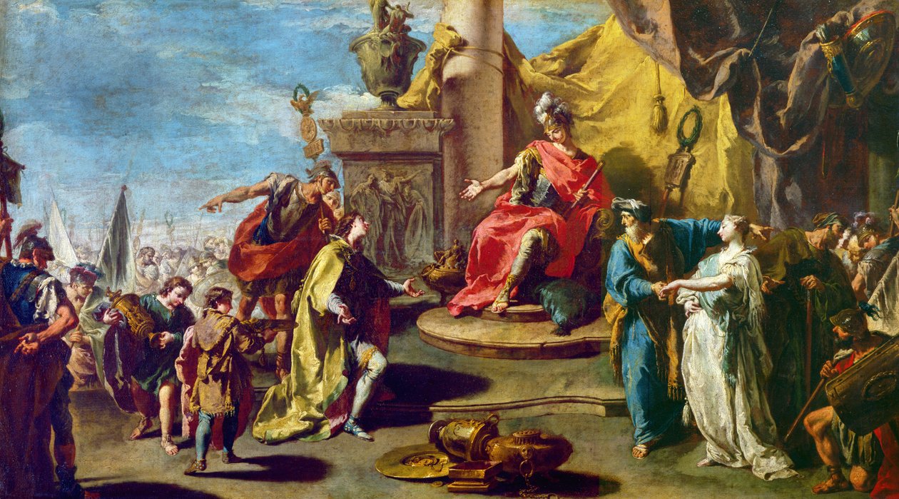 La Continence de Scipion - Giovanni Battista Pittoni