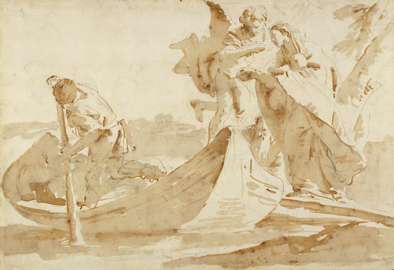 Fuite en Égypte, 1725-35 - Giovanni Battista Tiepolo