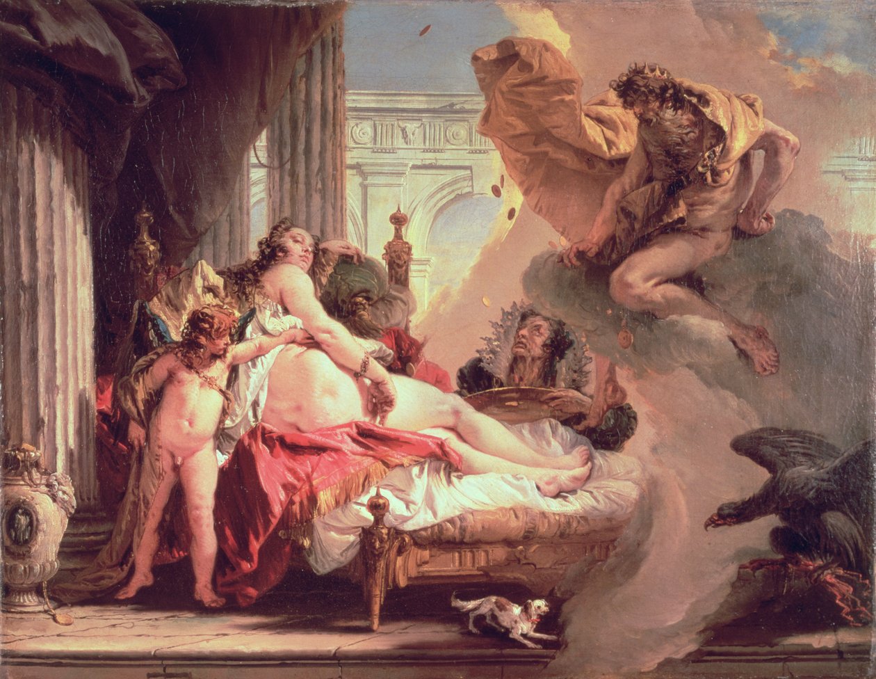 Jupiter et Danaé, 1733-35 - Giovanni Battista Tiepolo