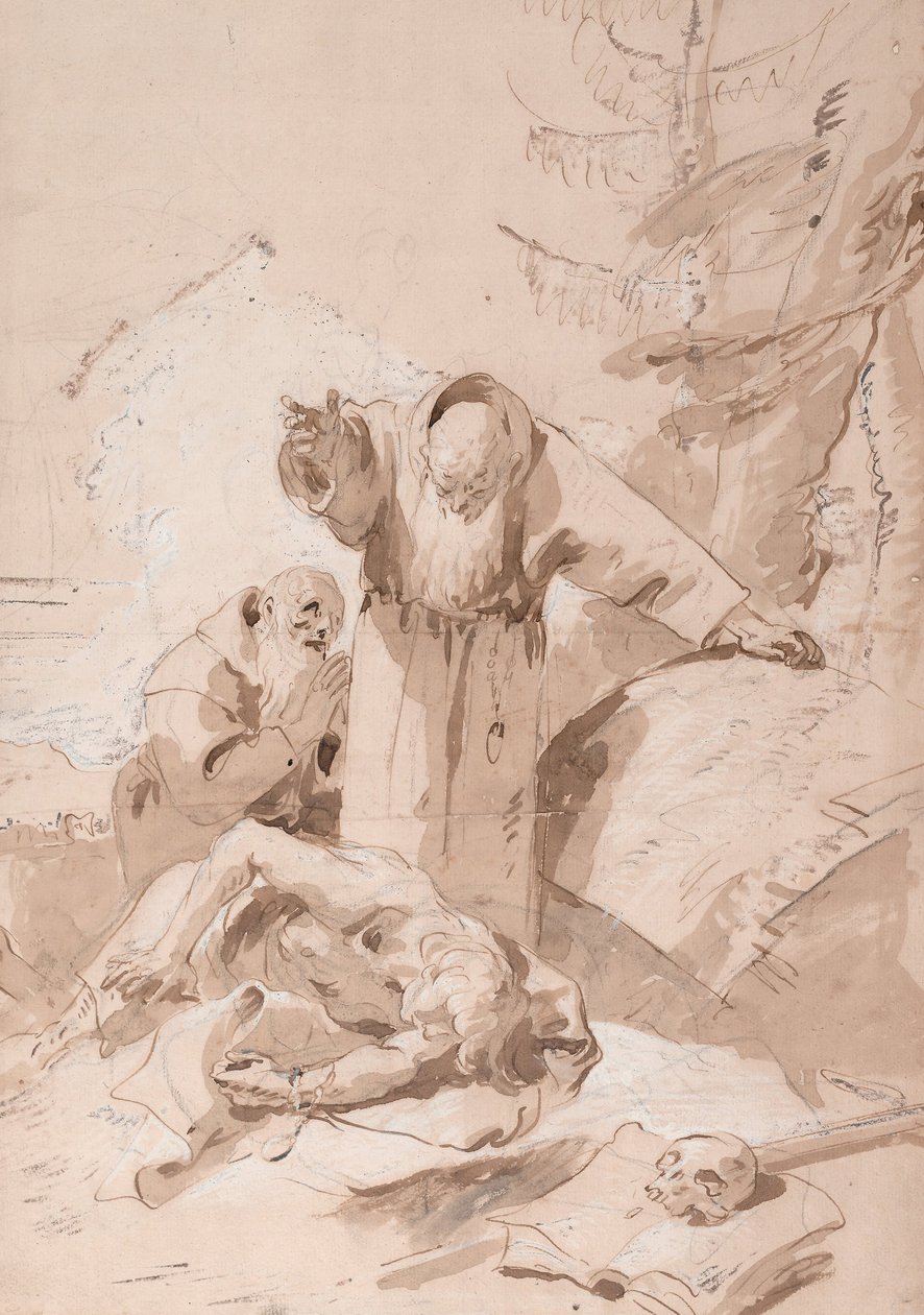 Saint Fidèle de Sigmaringen et Saint Joseph de Leonessa, c. 1747-1758 - Giovanni Battista Tiepolo