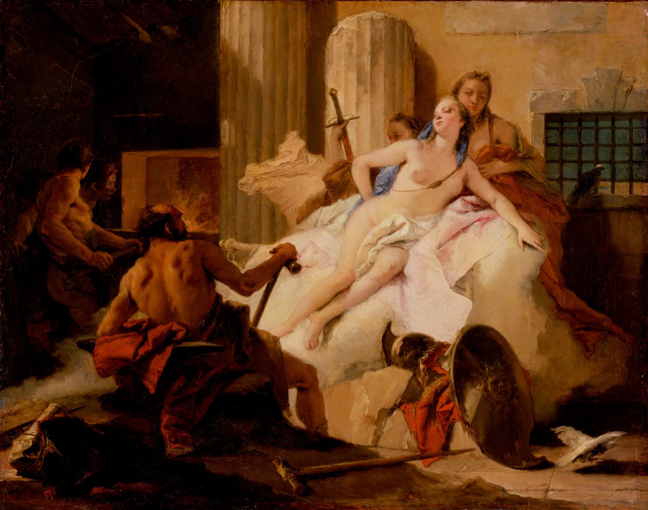 Esquisse pour Vénus et Vulcain - Giovanni Battista Tiepolo
