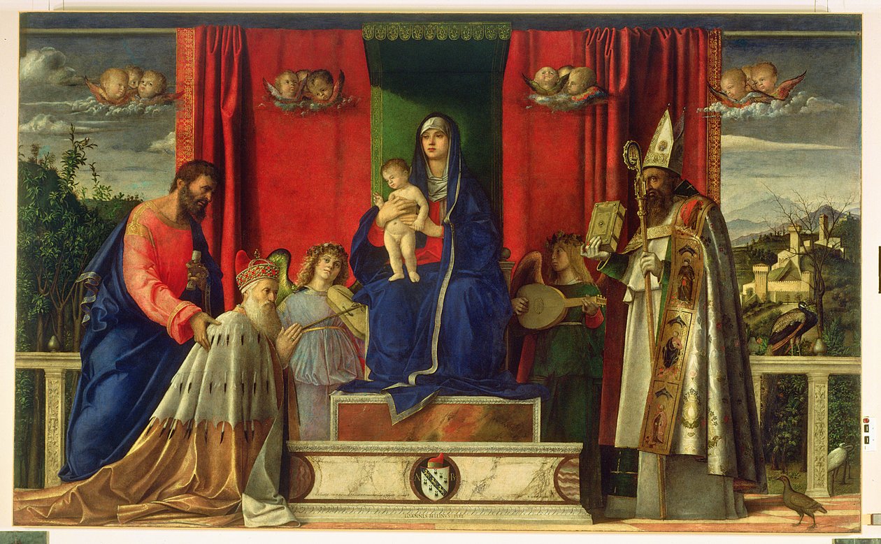 Madone et Enfant (Retable Barbarigo) 1488 - Giovanni Bellini