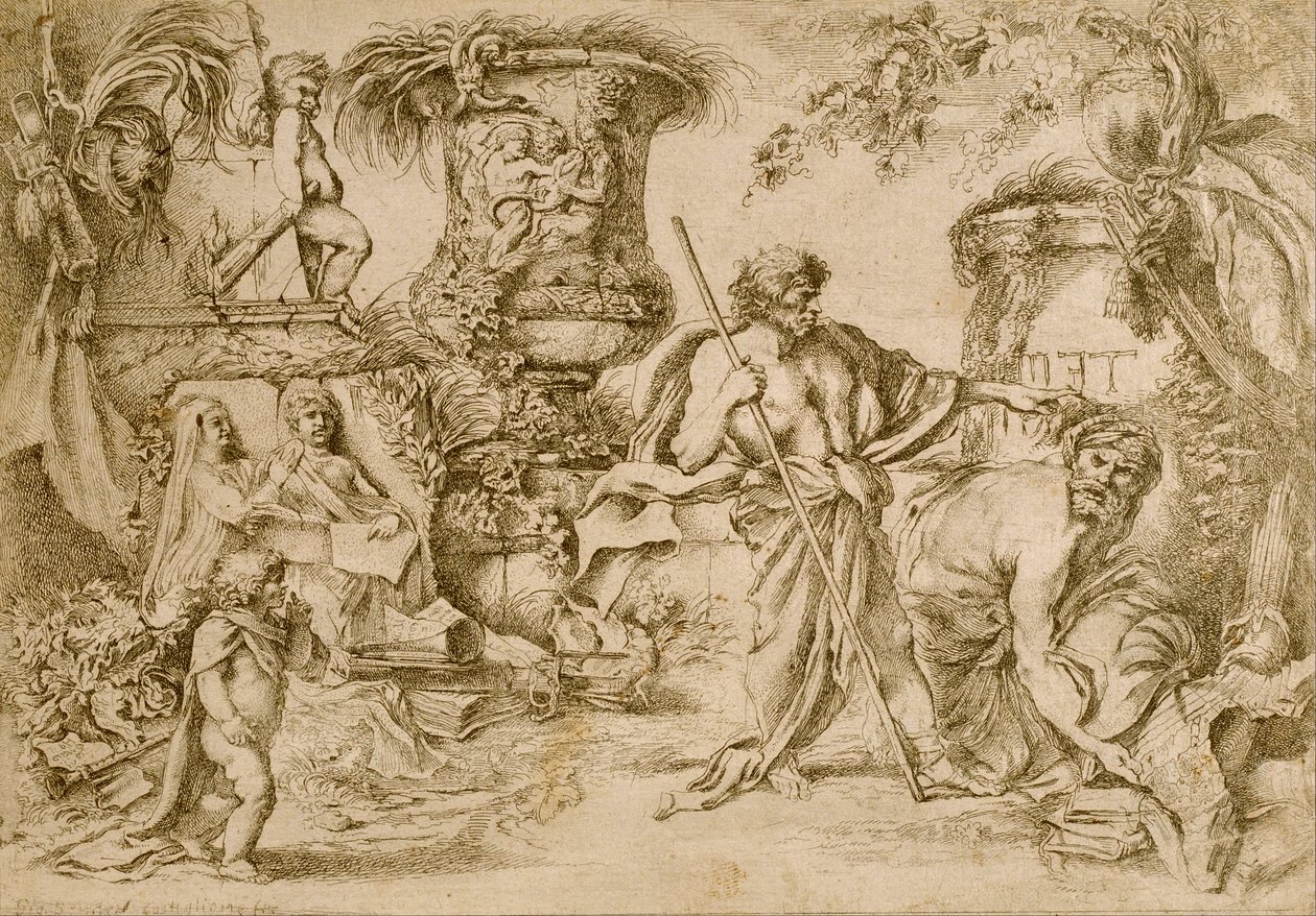 Temporalité éternelle - Giovanni Benedetto Castiglione