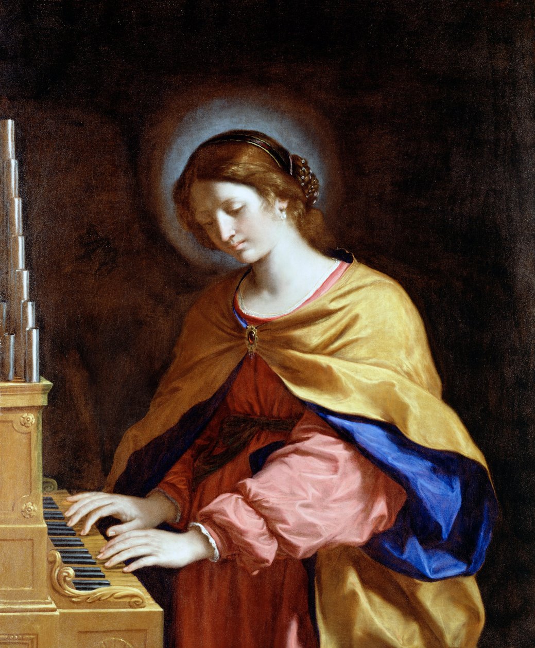 Sainte Cécile - Giovanni Francesco Barbieri