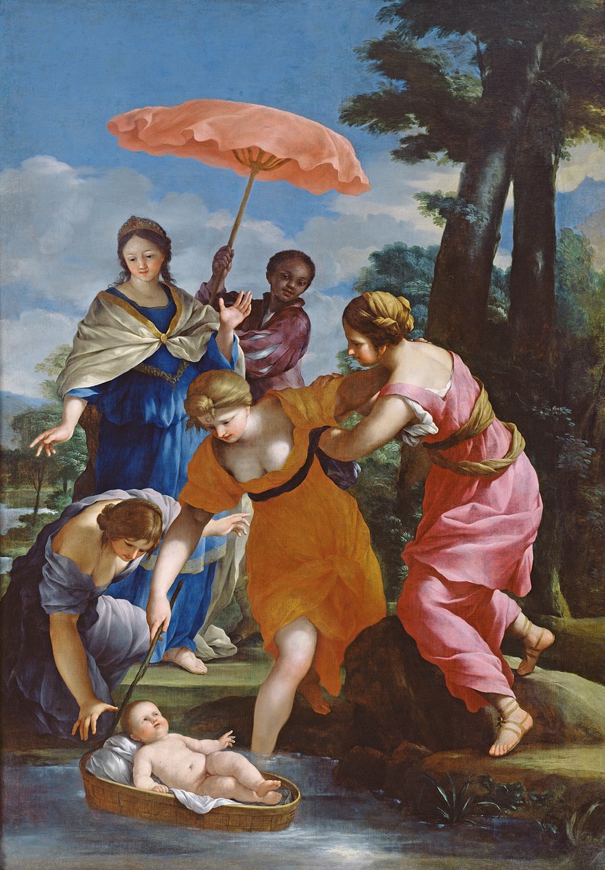 Moïse sauvé des eaux, vers 1655-57 - Giovanni Francesco Romanelli