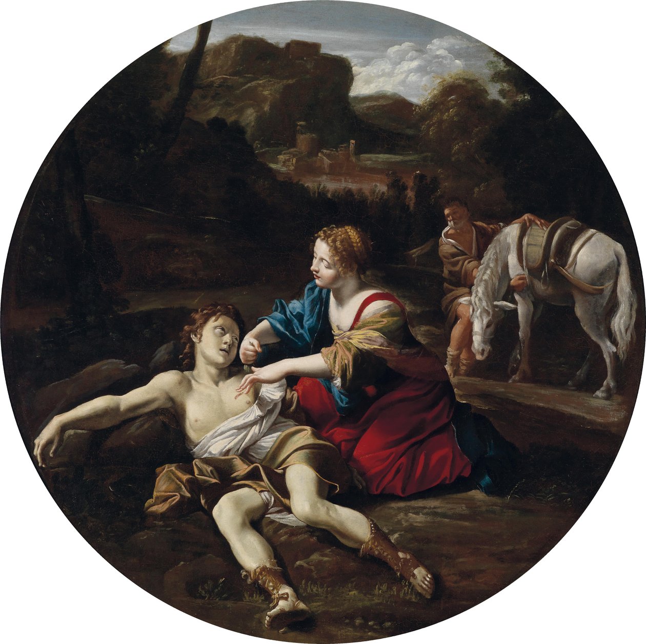 Angélique soigne Médor - Giovanni Lanfranco
