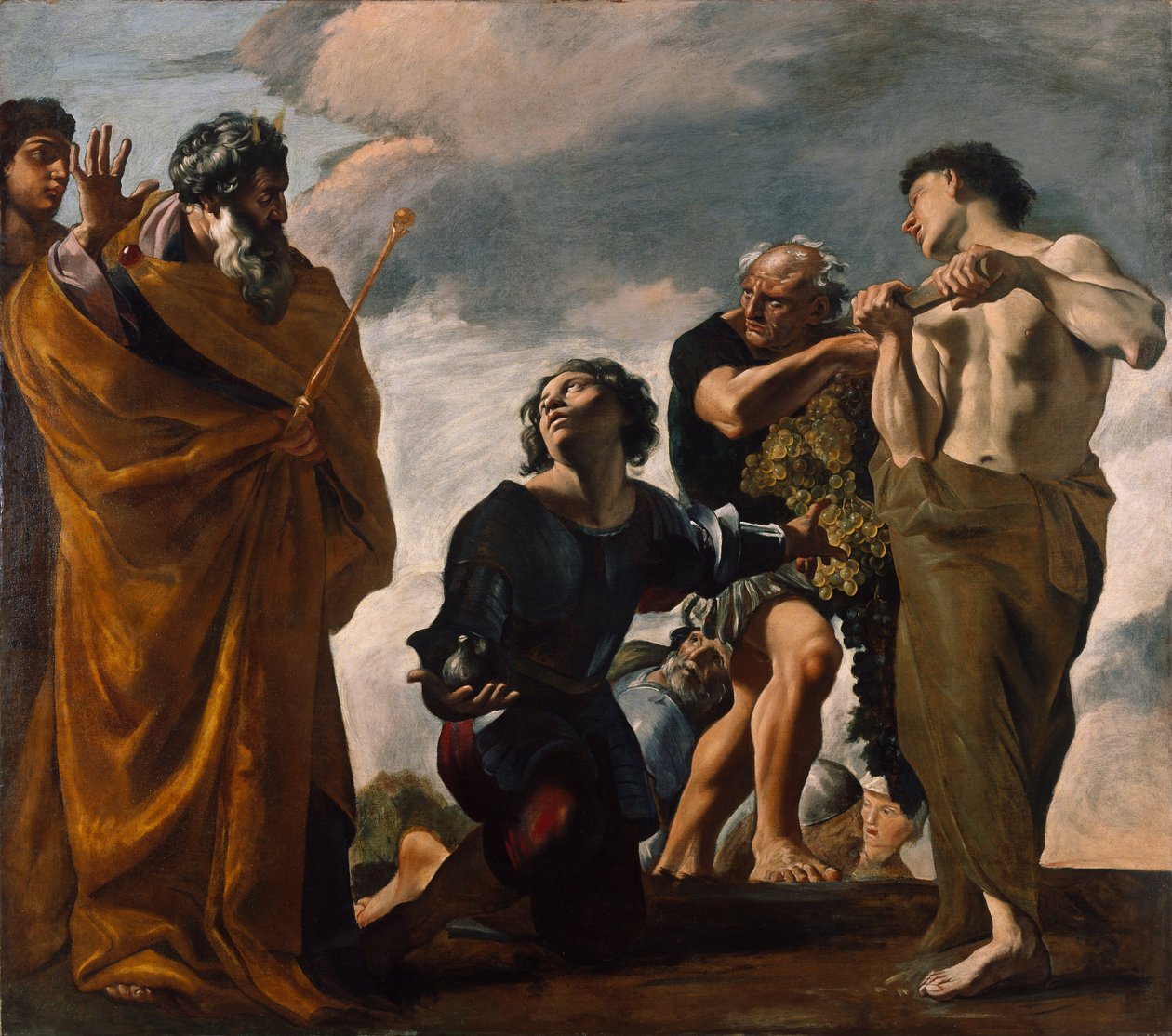 Moïse et les messagers de Canaan - Giovanni Lanfranco